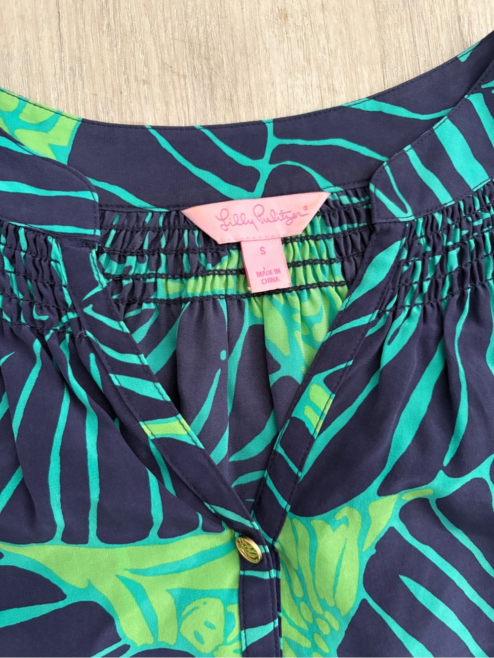 Lilly Pulitzer Elsa Long Sleeve Blouse - Picture 2 of 2